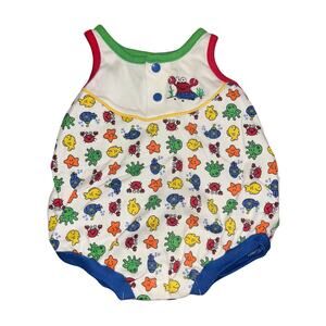 Vintage Healthtex baby tank bodysuit crab sea creatures (size 0-3 months)